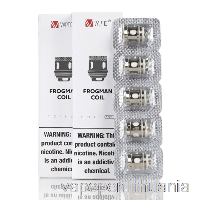 Vaptio Frogman Pakeitimo Ritės 0,2ohm Juostos Ritės Vape Skystis